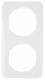 Berker 10122189 frame 2-fold R.1 polar white glossy