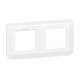 Legrand 078725L Rahmen 2x2-modulig horizontal antibakteriell Mosaic ultraweiß