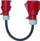 Gossen Z750F adapter cable CEE 16A