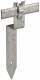 Dehn + Soehne 290001 Dehn spacer L = 300mm 290 001, reinforced angled St / tZn