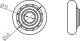 RADEMACHER 96000011 ball bearing insert 40 mm for shaft pin 12 mm (4024)