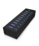 Hub 10-Port IcyBox USB 3.0 IB-AC6110 mit USB Ladeanschluss