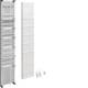 Hager ZU59RFZ6APZ3 RFZ-Feld, universell, H 1350 mm, 6-reihig, 1-feldig, mit 450 mm APZ