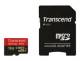 TRANSCEND Flash Micro SDHC 16GB UHS-1 600X Class 10 + 1 adapter - Write up to 46MB/s 600X Read up to 87MB/s