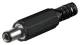 Goobay 11116 DC plug with kink protection - hole 2.5 x 5.5 mm