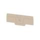Hager KR08SAP end plate for KR025KD color: beige