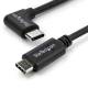 STARTECH.COM Right Angle USB-C Cable - 1m / 3 ft - Reversible - M/M - USB Type C Cable - USB-C Charge Cable - USB C to USB C Cable