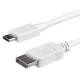 STARTECH.COM 1 m 3 ft. USB C to DisplayPort Cable - 4K 60Hz - White