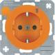Berker 6765092007 Steckdose R.1/R.3 orange glänzend