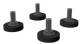 Zebra CS-RAC-FT Statische Füße für Racks, 4er-Set