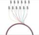 Fiber optic pigtail LC 50/125u, 2m. OM2, 12-pack, colored