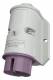 Mennekes 1975 32A3P 25V Wandstecker IP44