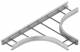 Niedax WSTR 105.200 F T-piece 105x200mm round beaded unperforated hot-dip galvanized