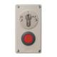 KN 322110 Nienhaus 3221110 key switch 2-sided switch AP with non-stop button