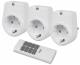 Funksteckdosen-Set McPower ''Comfort'' 3 Steckdosen + 1 Fernbedienung