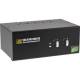 InLine KVM Desktop Switch, 2-way, dual monitor DP