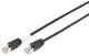 DIGITUS DK-1644-050/BL-OD Patch cable Cat6 S/FTP 2xRJ45 5.0 m black Outdoor
