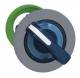 Schneider Electric ZB5FK1263C0 Schneider illuminated selector switch front, plastic, blue, 2-position