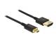 DELOCK HDMI cable Ethernet A ->micro D St/St 2.00m 3D 4K sli