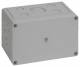 Rittal 9514050 PK Polycarbonate enclosure, WHD: 180x110x90 mm, fibreglass-reinforced polycarbonate, with knockouts, with grey cover