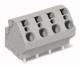 WAGO 745-3157 Terminal strip for circuit boards 0.08-4 mm gray
