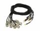 ALLDAQ e.g. ADQ-CR-MMCXM-BNCM-8x-1m / 8 x coaxial cable from MMCX plug to BNC plug, length: 1m