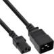 InLine® Netz Adapterkabel, IEC 60320 C20 auf C13, max. 10A, 0,5m