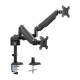 InLine® desktop mount with lifter, for two monitors up to 82cm (32