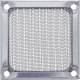 InLine® Lüftergitter, Aluminium Filter, 60 x 60 mm, silber