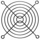 InLine® Lüftergitter Metall, 92 x 92 mm, schwarz