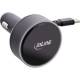 InLine® Dual USB-C KFZ Stromadapter 12/24V, ausziehbares Kabel + Buchse, 75W
