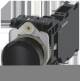 Siemens 3SU11000AB103FA0 Drucktaster 22 mm rund schwarz Druckknopf S+Ö