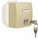 Walther-Werke 436ASRW Walther MONDO Wandsteckdose 32A 5P 400V 6h IP44 UP mit UP-Dose RAL9010