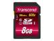 Flash SecureDigital-Karte (SD) 8 GB Transcend DHC10U1