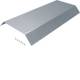 Hager AKB82500702 Blind cover 2-sided L800 mm 45° sheet steel for AK250x70 mm