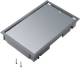 Hager BDE04057011 Blind cover ultra-flat E04 147x247 for 5 mm floor covering iron grey
