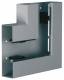 Hager BRS652105VERZ low angle, BRS65210, Stahlbl, zinc, 