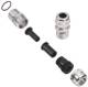 Weidmüller 1460080000 VG M32 EXE MS cable gland brass nickel-plated 