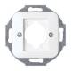 Busch Jaeger 2CKA001724A1127 2553-214 cover for Neutrik/XLR connector alpin white