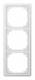 Jung CDP583WW Cover frame 3-way, CDP 583 WW, alpine white