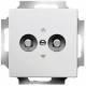 Busch Jaeger 2CKA002495A0089 BJ 2095UC-83 potential equalization plug data technology aluminum silver