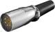 Goobay 11956 Mikrofonstecker, XLR-Stecker (5-Pin) mit vergoldeten Kontakten und geschraubter Zugentlastung