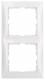 Berker 10128989 frame 2-fold S.1 polar white glossy