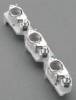 ABN XNR663BN Reitersicherungselement 63 A 3p D02 Sammelschiene 60 mm EBM 32 mm mit 36 mm