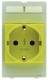 Harting Steckdosenmodul 39500010002 Deutschland gelb (VDE)