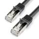 Startech.com N6SPAT1MBK 1m Cat6 Patchkabel geschirmt SFTP snagless Gigabit-Netzwerk-Patchkabel schwarz Cat 6 Ethernet-Patchleitung