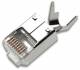 Cimco 183012 183 012 Modular Plug RJ45 8/8, shielded f.massive / flexible circuit