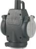 Abl Sursum 1173563 SCHUKOultra 3f Vollgummi Hängekupplung grau/schwarz IP54 Anzugsdeckel