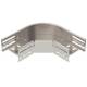 OBO Bettermann 6036620 RB 90 610 A2 Bogen 90° für Kabelrinne horizontal