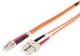 DIGITUS DK-2532-01 LWL Patchkabel, LC/SC MM, OM2, 50/125 µm, Duplex, 1 m